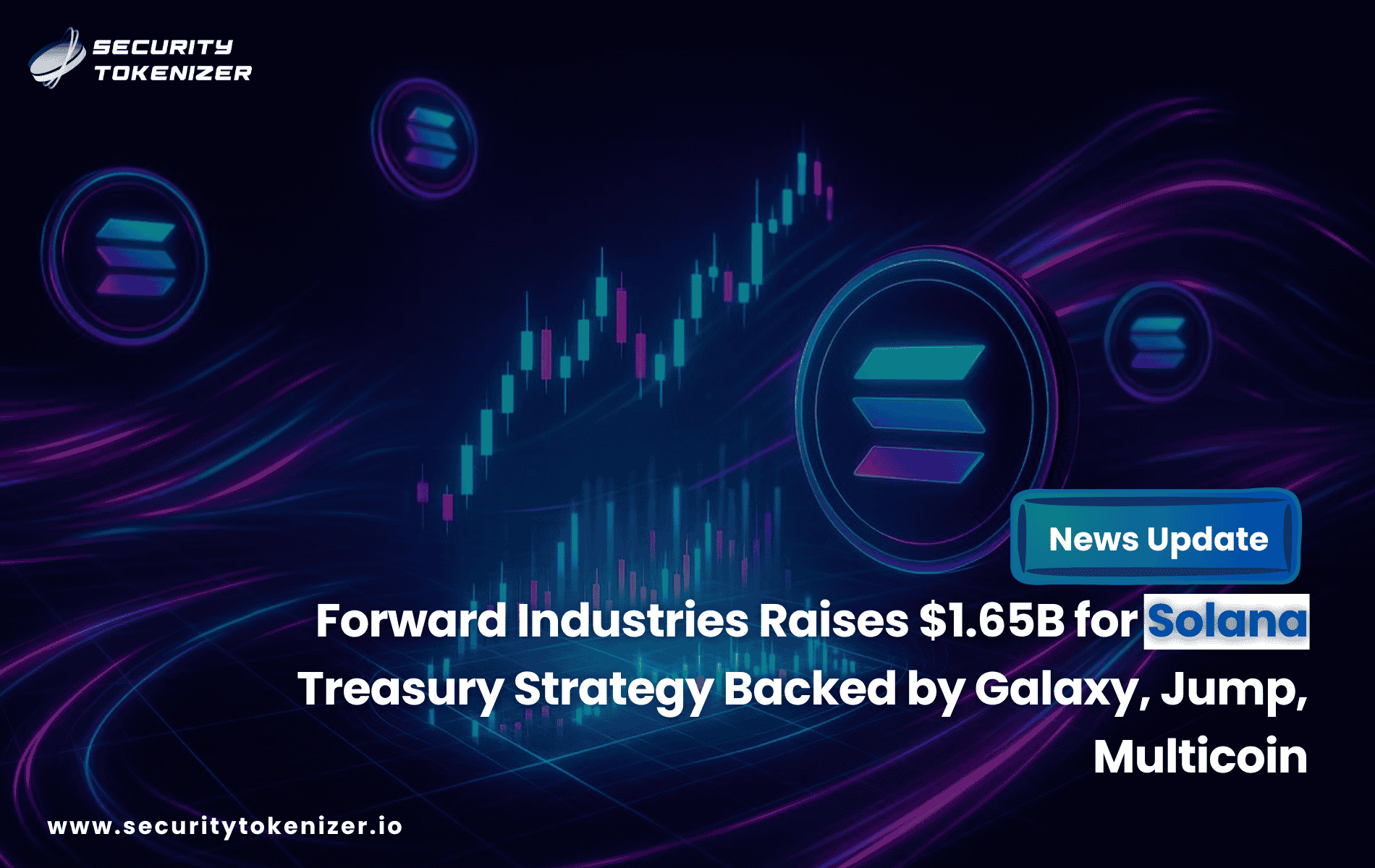 Forward Industries Raises $1.65B for Solana Treasury Strategy Backed by Galaxy, Jump, Multicoin