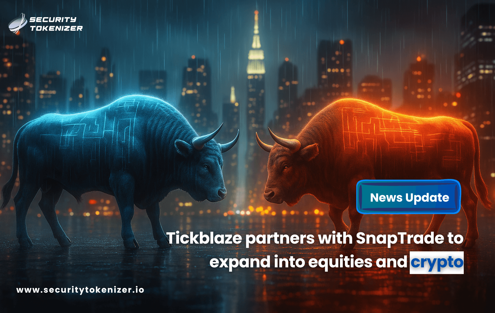 Tickblaze partners with SnapTrade to expand into equities and crypto